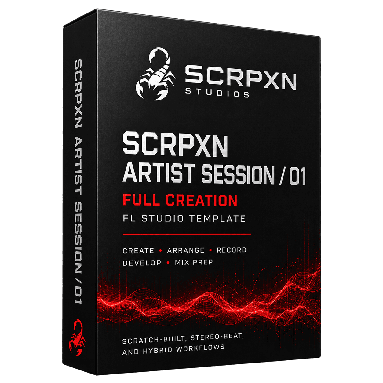 SCRPXN Artist Session / 01 — Full Creation FL Studio template